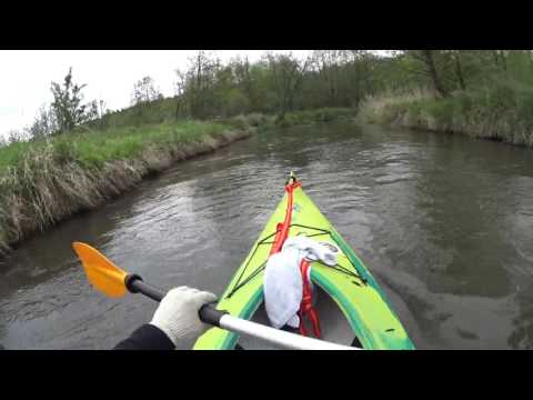 Mierzawa-spływ kajakiem cz.1