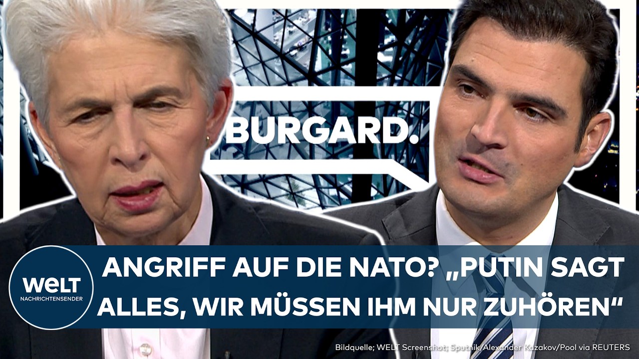 BURGARD: NATO? "Dass Russland sich überlegt, wie könnte es angreifen, das ist so" Strack-Zimmermann
