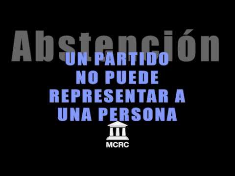 Un partido no puede representar a una persona