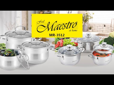 Maestro MR 3512 — каструлі з нержавіючої сталі