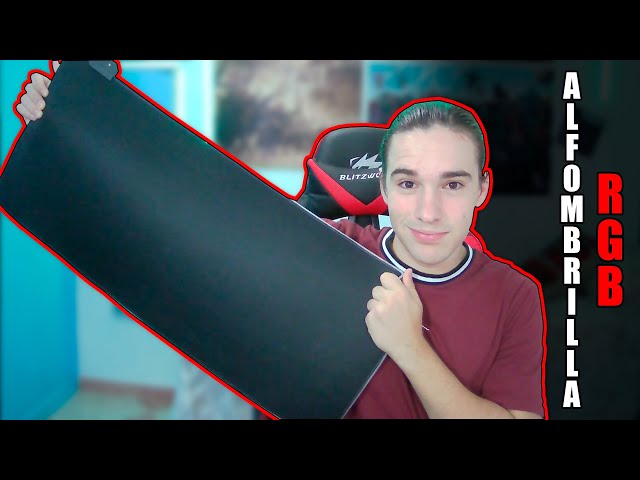Vídeo relacionado con KINGSON Alfombrilla Gaming, Alfombrilla de Ratón RGB 900x400 mm, Resistente al Agua y Antideslizante Alfombrilla XXL para de Oficina y para Gaming 12 Modos Luminosos (Negro-Iluminado)