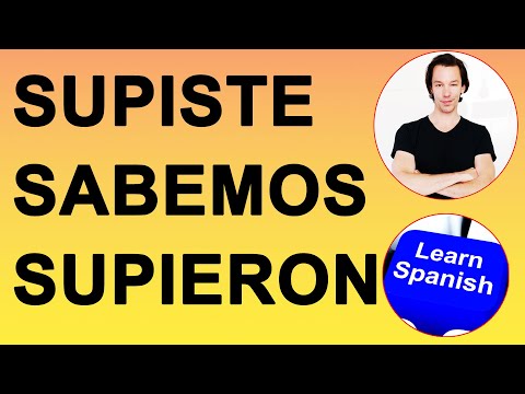 The Irregular Spanish verb SABER -TO KNOW in the present, simple past and present perfect + phrases!