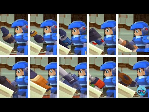 Megaman Legends 2 - ALL SPECIAL WEAPONS - MAX vs FINAL BOSS