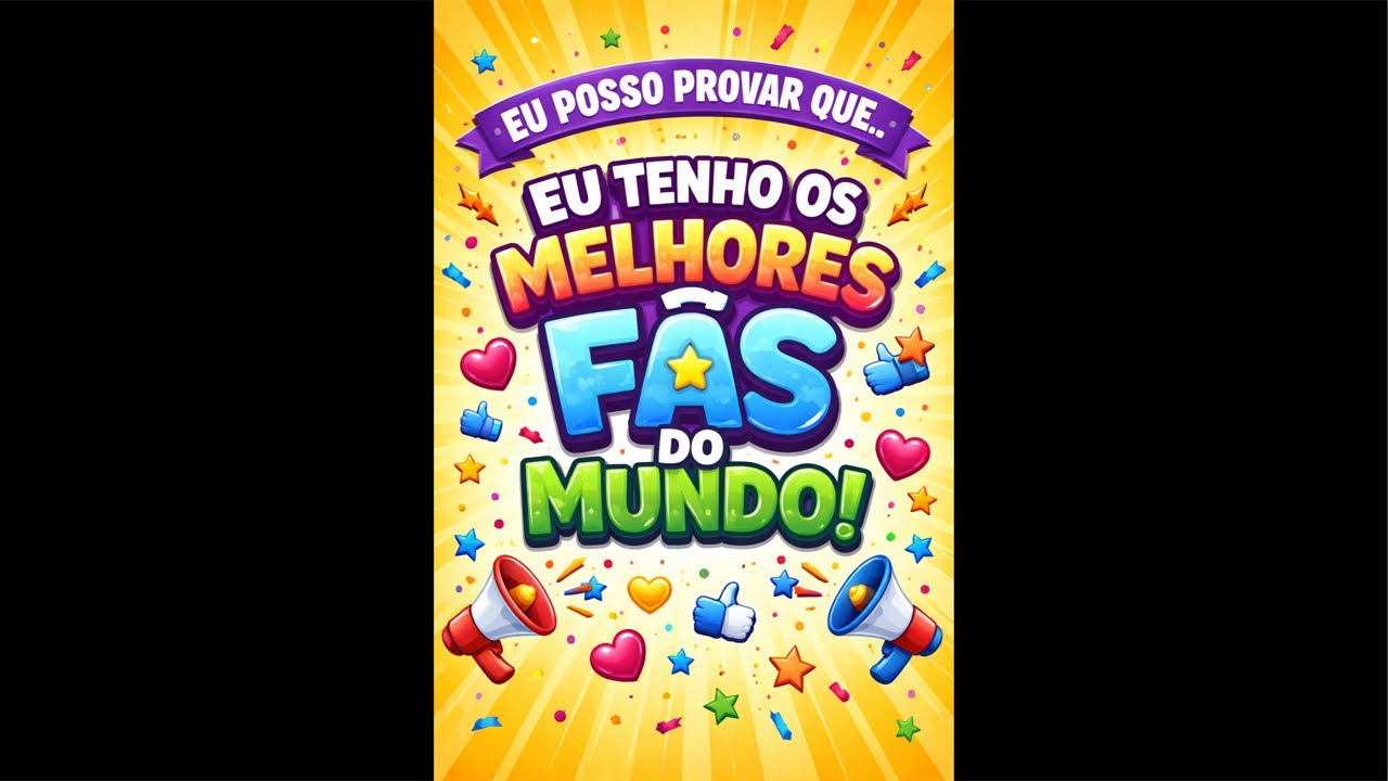 EU TENHO OS MELHORES FÃS DO MUNDO 🌍