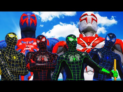 TEAM SPIDER-MAN MILES MORALES VS SPIDERMAN 2099