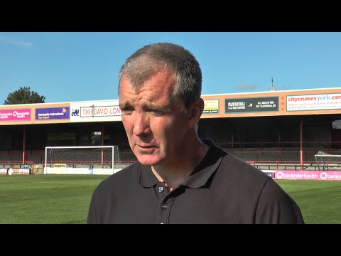 Jim Gannon Post-Match Interview - York City