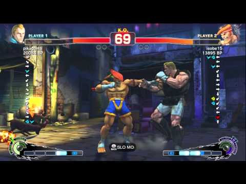 pikagoma [Abel] vs isobe15 [Adon] SSF4 Japanese Online Ranked Matches - TRUE-HD