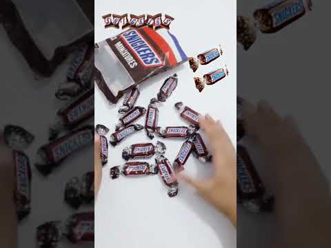 miniature snickers chocolate #chocolateland #snickers