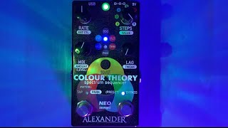 Video thumbnail for Alexander Pedals Colour Theory Spectrum Sequencer by The Erratic Pedal Adventures