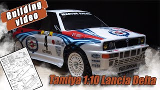 Tamiya TT-02 FULL BUILD - Lancia Delta Integrale 1:10 + Upgrade Parts !