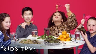 Kids Try Chinese New Year Food | Kids Try | HiHo Kids gameplay video by mgorham, 4:47 duration