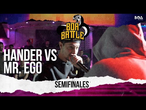 MISTER EGO vs HANDER | Semifinal | BOA BATTLE Cap.0