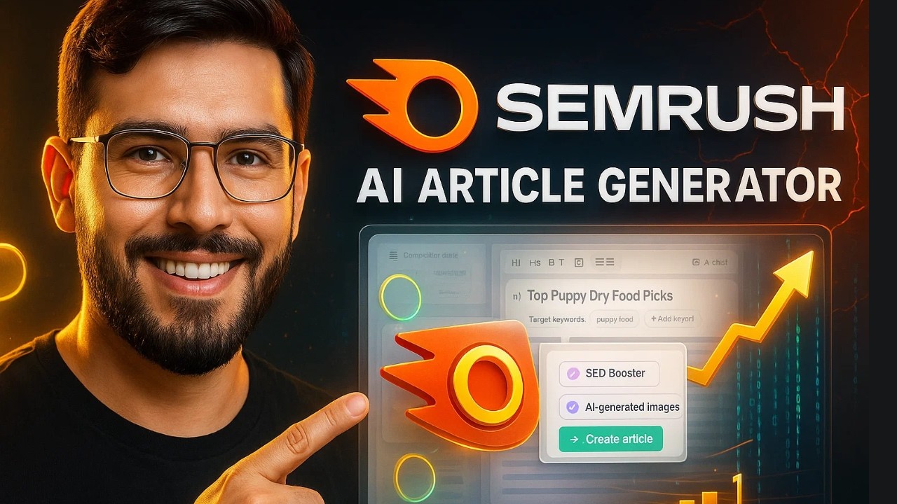 Best AI Article Generator Tool SEMRush Full Features Explained (Semantic SEO)