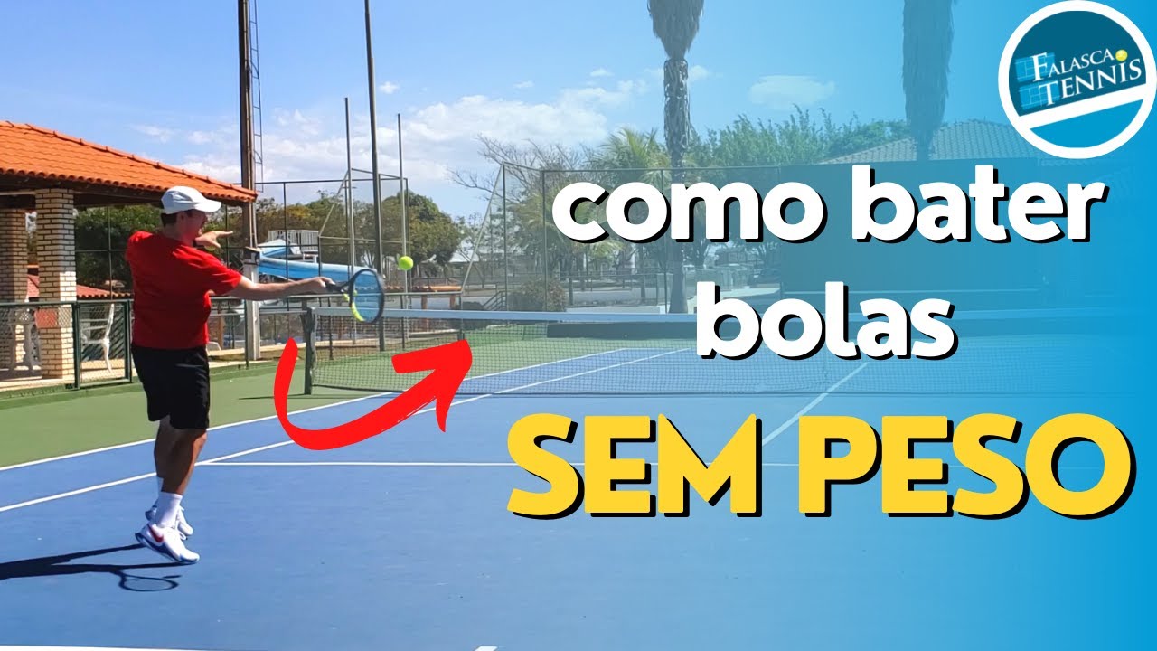Como rebater BOLAS SEM PESO no tênis    |    Falasca Tennis