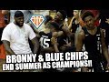 BRONNY THE BLUE CHIPS LAST GAME EVER ENDS W A CHAMPIONSHIP LeBron GETS LIT During WarmUps