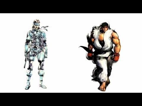 Metal Gear Solid Vs Street Fighter's Ryu