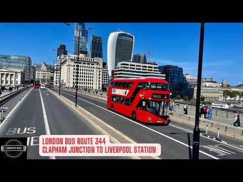 An incredible adventure across London on board the 344 double-decker bus is a must-see