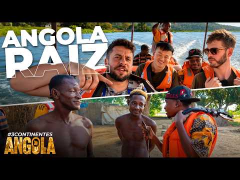 VIVEMOS UM DIA RAIZ EM ANGOLA: BARCO, PEIXE E VILA ISOLADA | ESPECIAL ANGOLA #EP04 | #3CONTINENTES