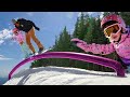 SNOWBOARD With Adley Dad Learn Snowboarding With Us At A Ski Resort Winter Snow Shred Routine