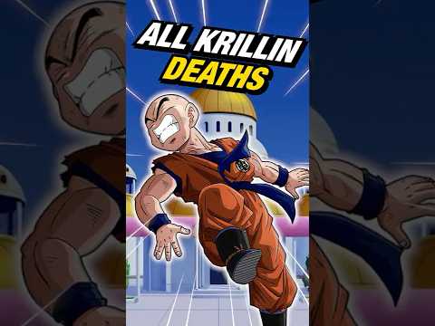 Every Time Krillin Died In Dragon Ball  #dragonball #goku #dragonballz