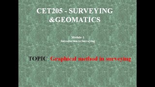 survey mod-1(plane table surveying)