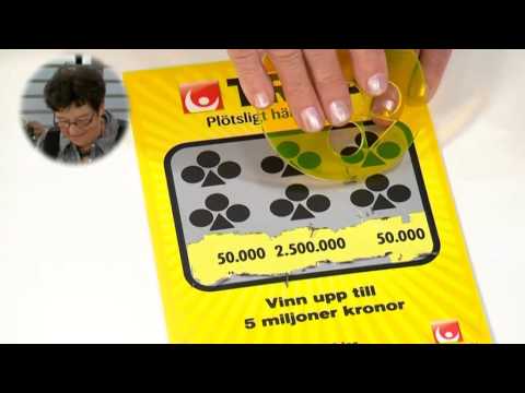 Härlig stämning när Eva Unander skrapar Triss - Nyhetsmorgon (TV4)