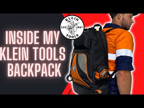 Klein tools electricians backpack inside my load out. Tradesman pro