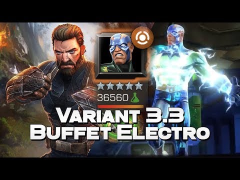 Captain America Infinity War vs Buffet ELECTRO - Variant 3.3 Pro Tips