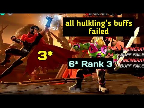 A 3 Star Wiccan destroys a 6 Star Rank 3 Hulkling in MCOC |  2023 | Marvel Contest of Champions