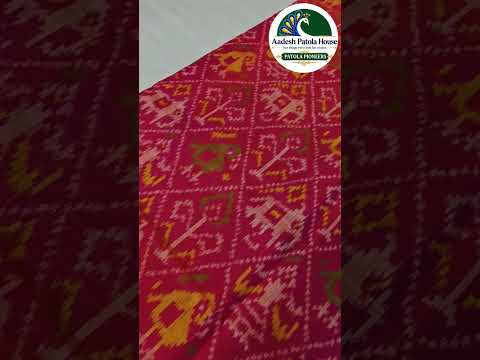 Peach Colour Nanu Narikunj Motifs Single Ikat Dress Dupatta