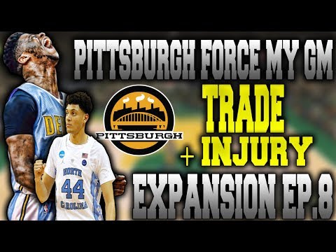 "Trade + Major Injury" - Force Expansion My League Ep.8 - NBA 2K17
