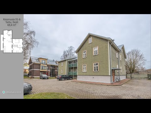 ESTONIA, Tartu, Kroonuaia 31 (69,4m2)