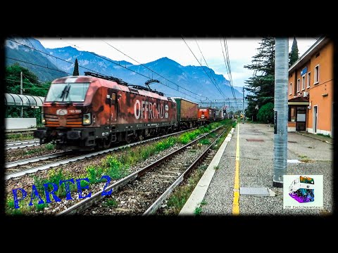 [Parte 2] I treni della ferrovia del Brennero; stazione di Peri
