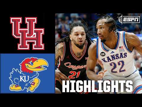 Houston Cougars vs. Kansas Jayhawks | Full Game Highlights | ESPN College Basketball