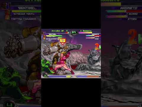 MvC2: Romneto - Magneto Dropportunity to Crossup HP + Dish Network Shockwave Double Kill 10.5.25