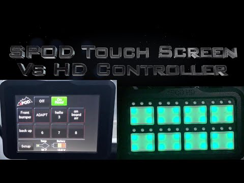 Spod HD Switch Panel VS Touchscreen