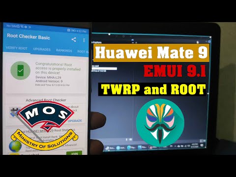 Huawei Mate 9 EMUI 9.1 TWRP and Root MHA-L29