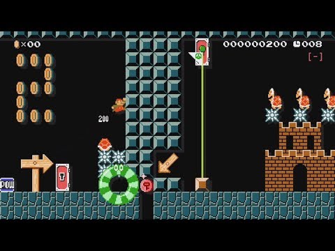 コインをゲットしよう2♪ get coin by メロディアイ4 - Super Mario Maker - No Commentary 1bs