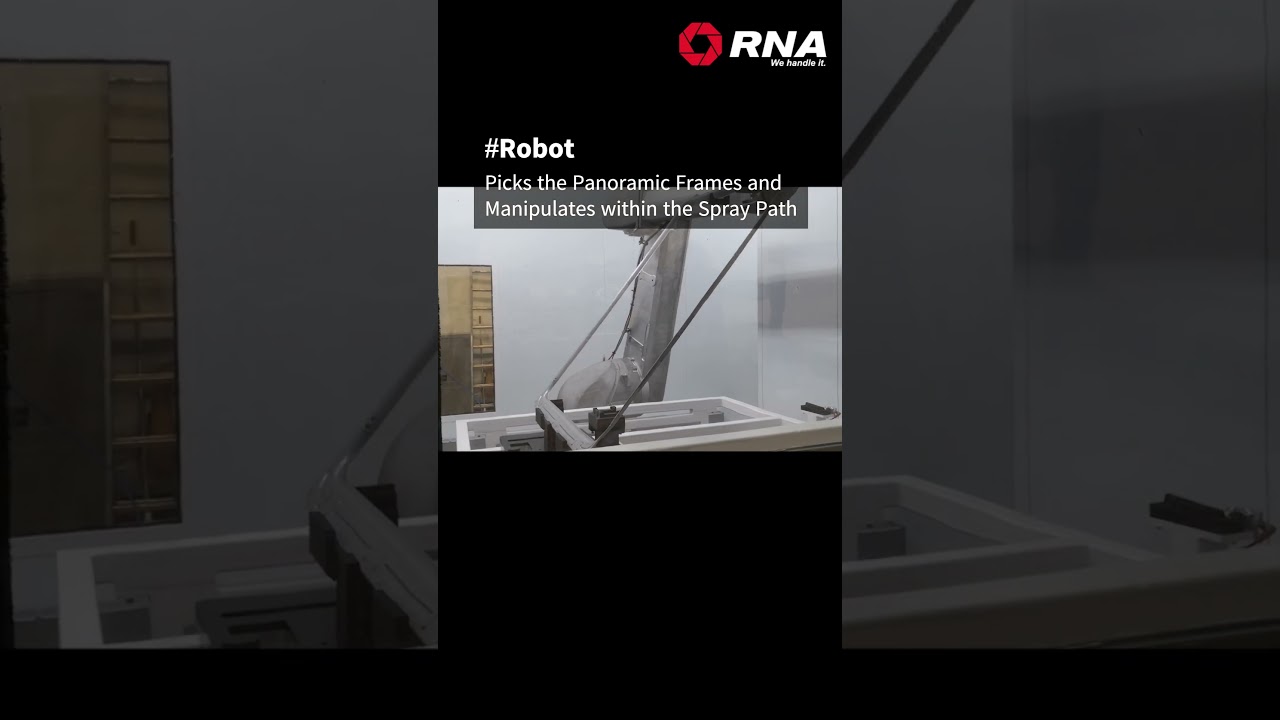 Robotic & Automated Spray Booth | Robotics | RNA Automation #specialpurposemachinery