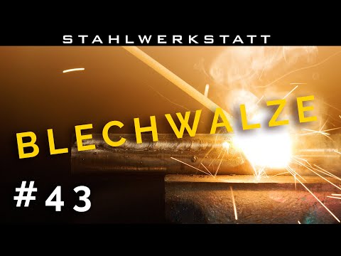 DIY - STAHLWERK - Eigenbau Blechwalze - Reparatur einer Stahlwelle 30 mm