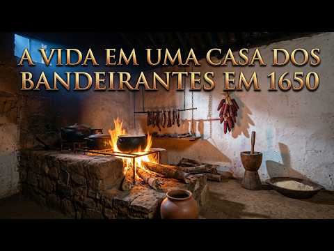 Assim era a Vida dentro da Casa dos Bandeirantes na São Paulo de 1650 | Reconstrução com IA