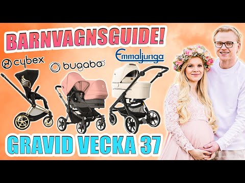 Välja barnvagn , gravid vecka 37