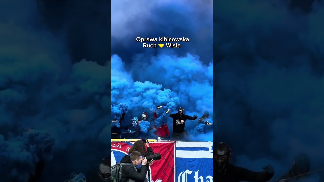 Oprawa kibicowska Ruch - Wisła