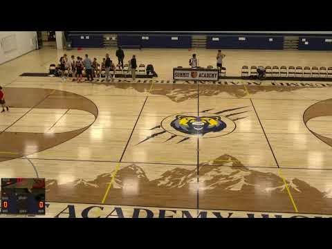 Summit Academy High vs Morgan High School Boys' Varsity Basketball Scrimmage