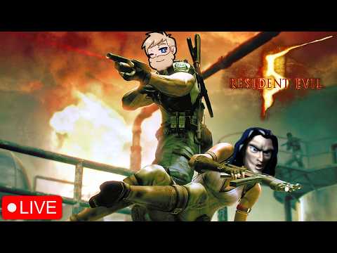 RESIDENT EVIL 5 | Things are about to get Interesting | CO-OP | LIVE PLAYTHROUGH | PART 1