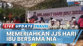 Warda Juara 1 KDI 2023 Meriahkan JJS Hari Ibu bersama Ketua Perwosi, Kenakan Selendang Kebanggaan