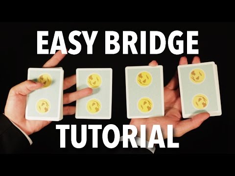 Cardistry for Beginners: Two-handed Cuts - Easy Bridge Display Tutorial