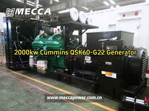MECCA POWER 2000KW CUMMINS QSK60-G22 Diesel Generator