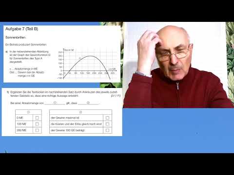 Mathematik Matura HAK Jänner 2025 Aufgabe 7 Sonnenbrillen