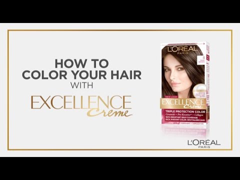 How to Color Your Hair at Home featuring Excellence...